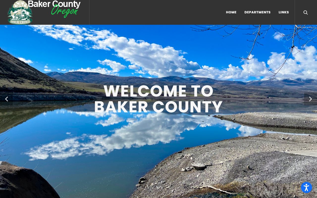Baker County official website for death records