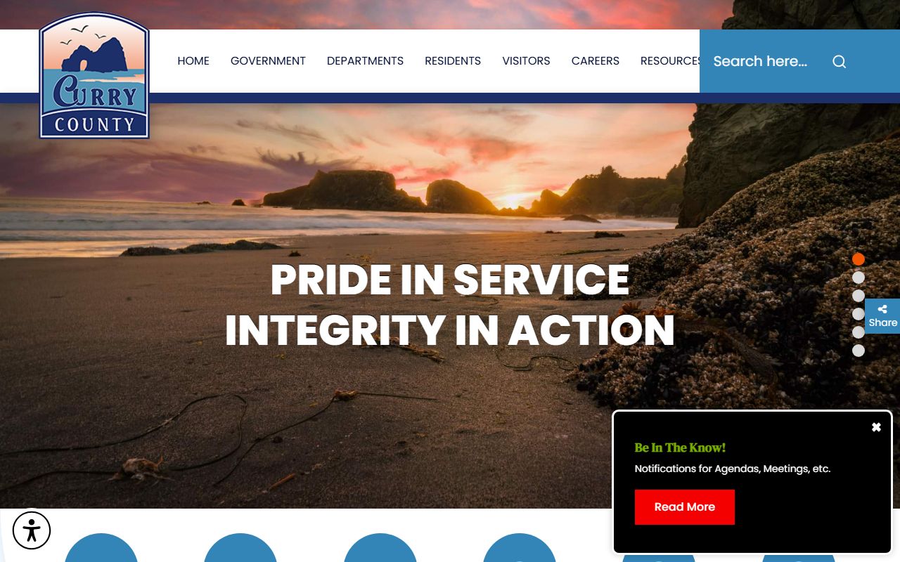 Curry County official website for death records in Gold Beach Oregon